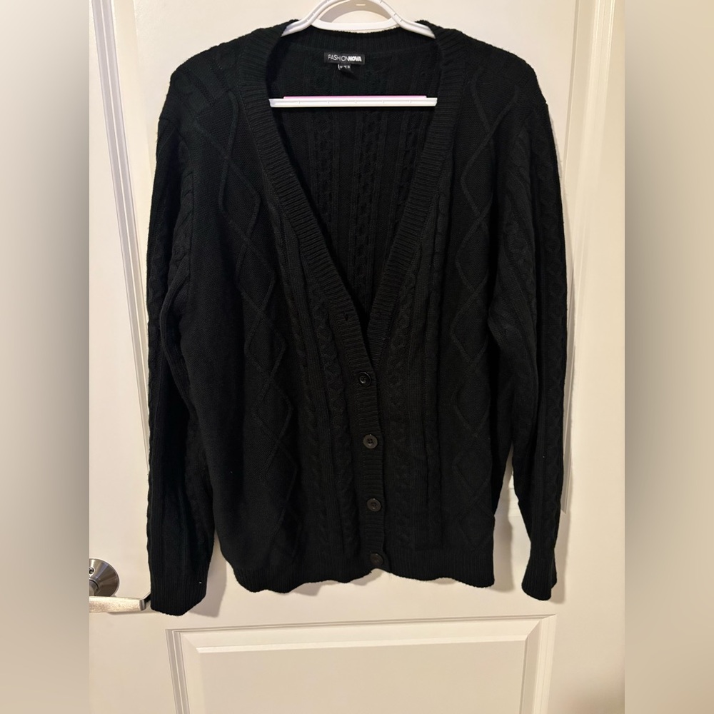 Button up sweater